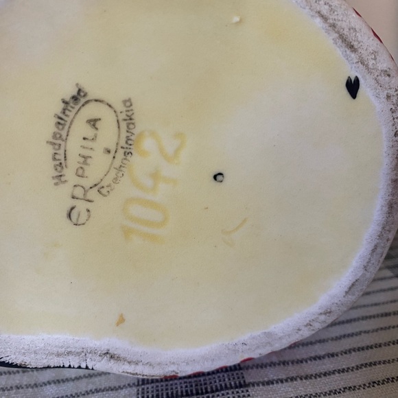 Vintage 1920s hand painted pitcher - Picture 4 of 5